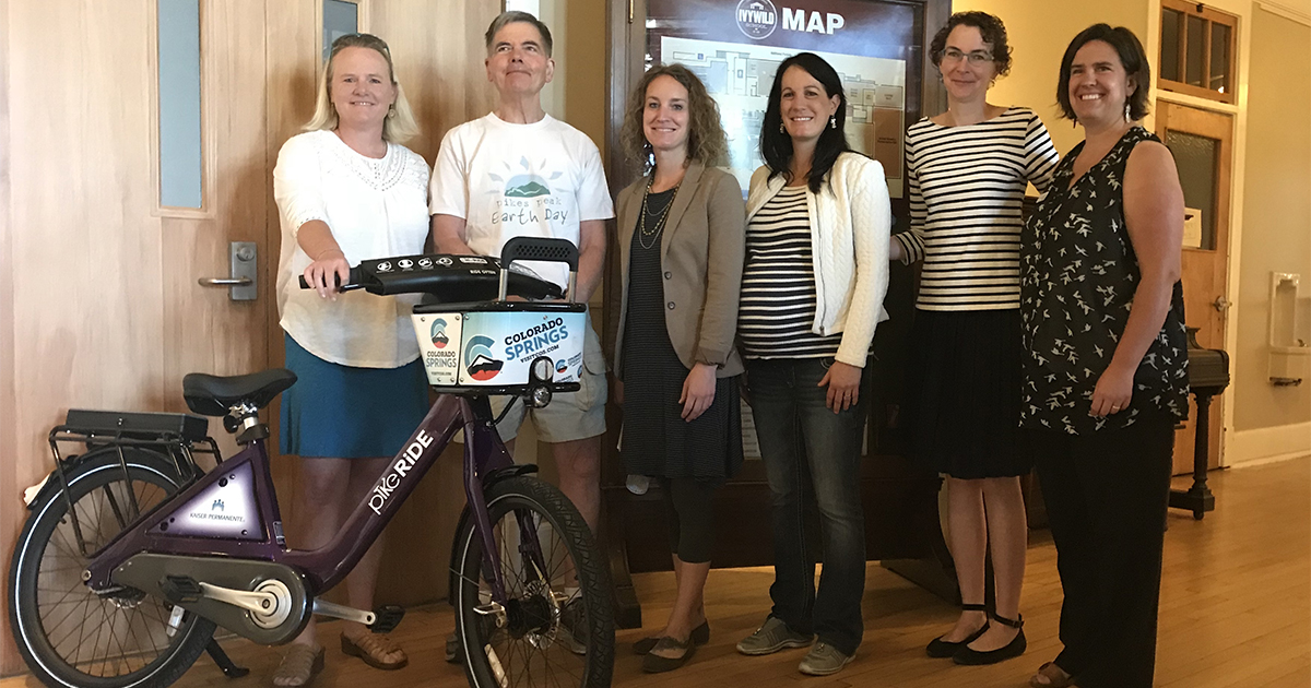 Speakers and PikeRide bike