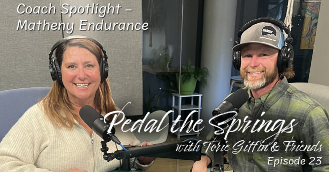 Torie Giffin and Daniel Matheny in the studio