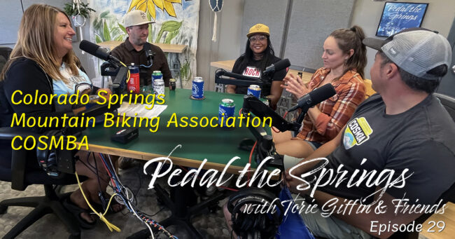 Torie Giffin and COSMBA leaders in the studio