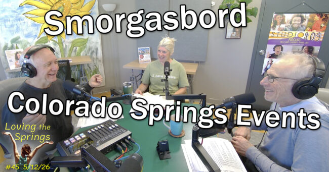 Dave Gardner, Carrie Simison and Al Brody in the podcast studio