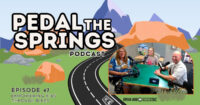 Torie Giffin, Aspen Saren and Daniel Byrd in podcast studio